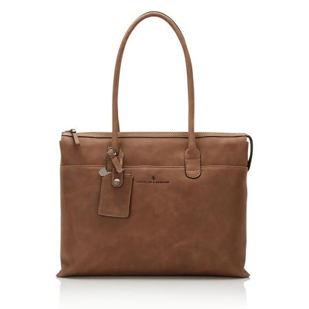 Castelijn & Beerens Carisma Laptop Schoudertas 15.6'' Cognac