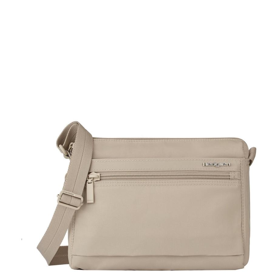 Hedgren Inner City Eye Schoudertas cashmere beige Bruin