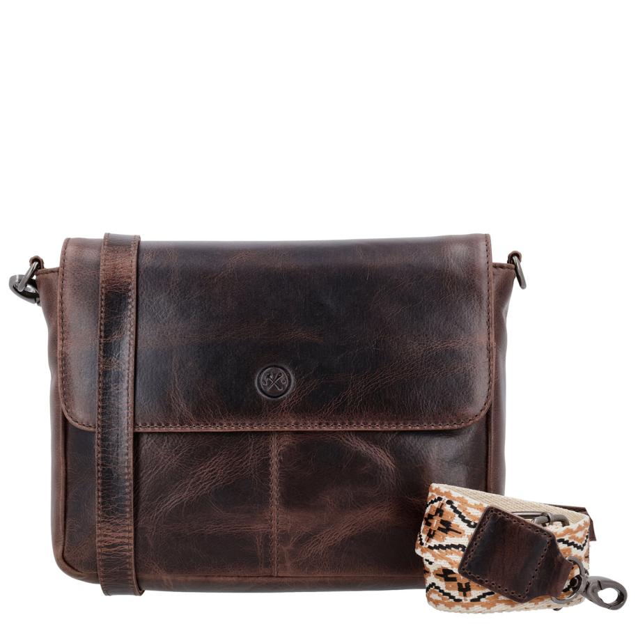 Hide & Stitches Next Navajo Shoulderbag darkbrown Bruin