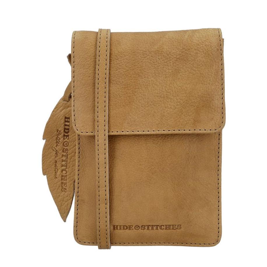 Hide & Stitches Earth Phonebag sand Bruin