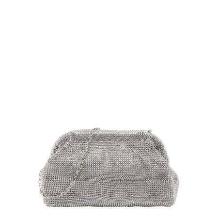 Mascara mascara Clutch zilver