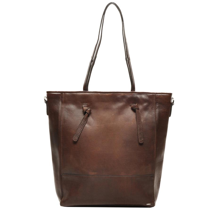 Berba Lucca Shopper chocolate Bruin