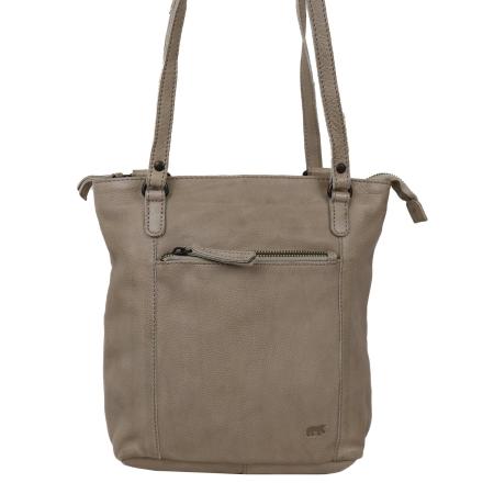 Bear Design Sandy Shoulder / Backpack silver mink