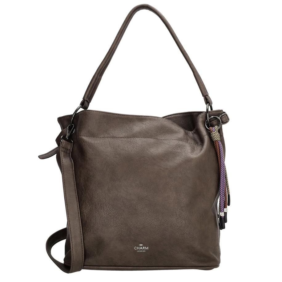 Charm London Tottenham Shopper darkbrown Damestas Bruin