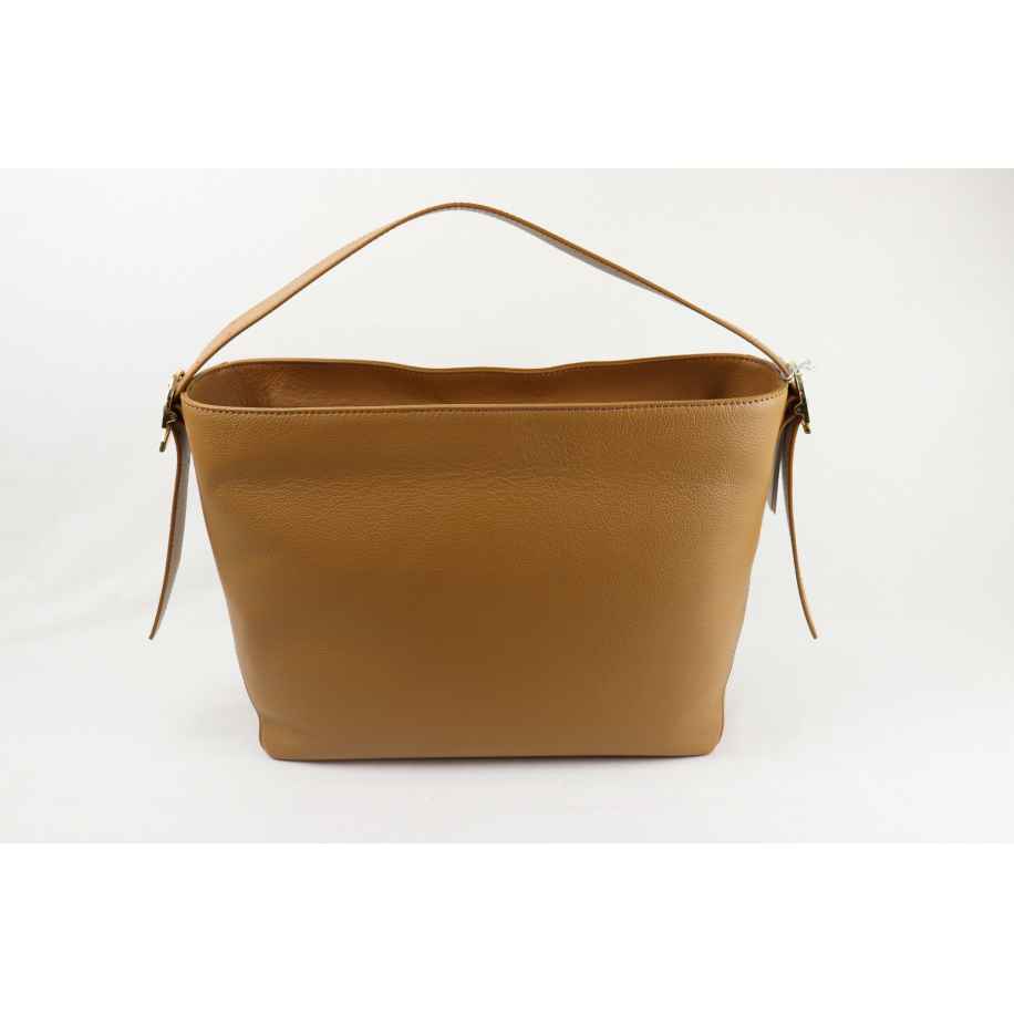 Patrizia Pepe Hobo Shoulder Bag 2V9702-Cuoio Bruin