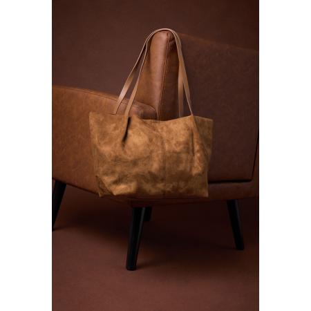 Yours Bruine Oversized Tote Bag Van Imitatiesuèdesize ONE