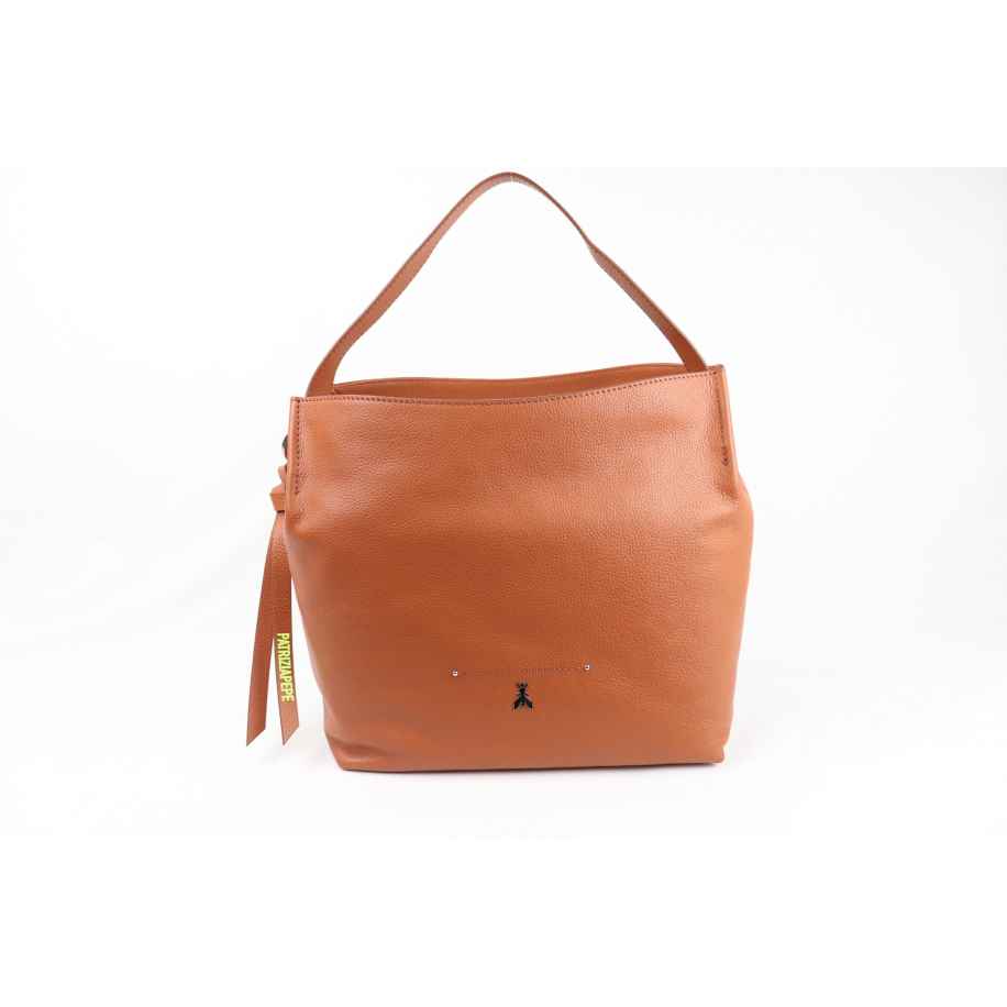 Patrizia Pepe hobo shoulder bag-Canyon Brown Bruin