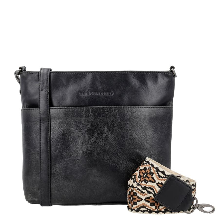 Hide & Stitches Next Navajo Shoulderbag 22355 black Zwart