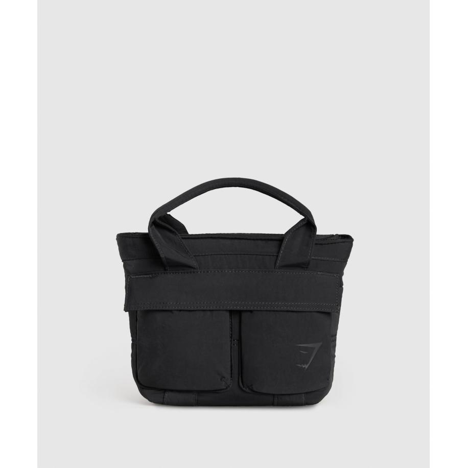 Gymshark Mini Tote Bag Black Zwart