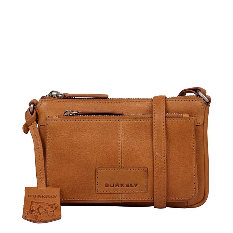 Burkely Soft Skylar Minibag cozy cognac Bruin