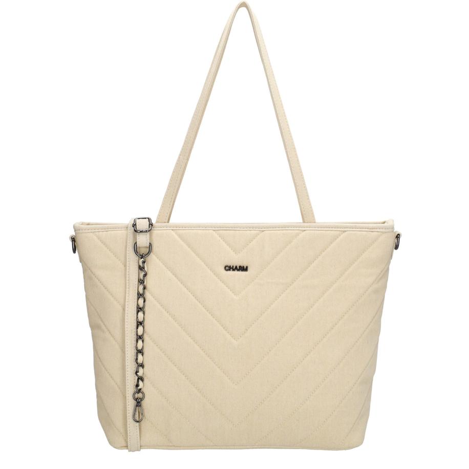 Charm London Hollywood Shopper beige Bruin