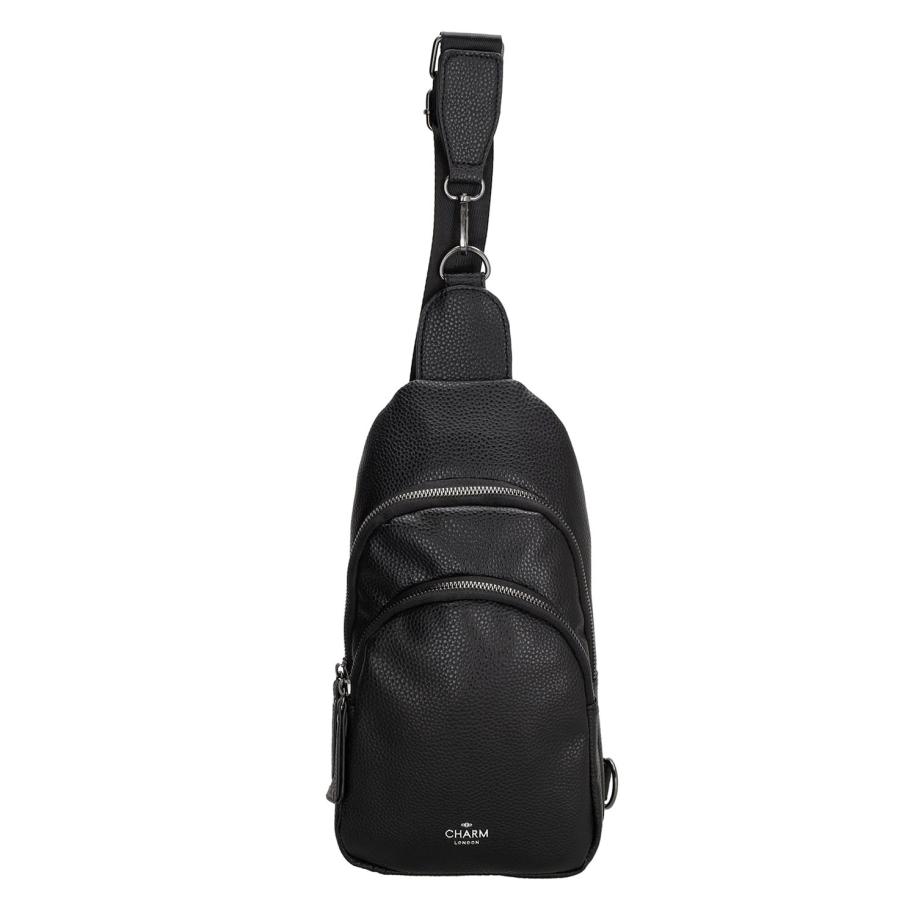 Charm London New York Slingbag black Zwart