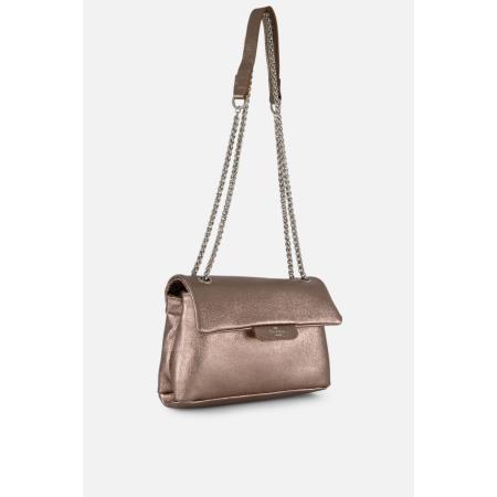 Charm Schoudertas goud Leer