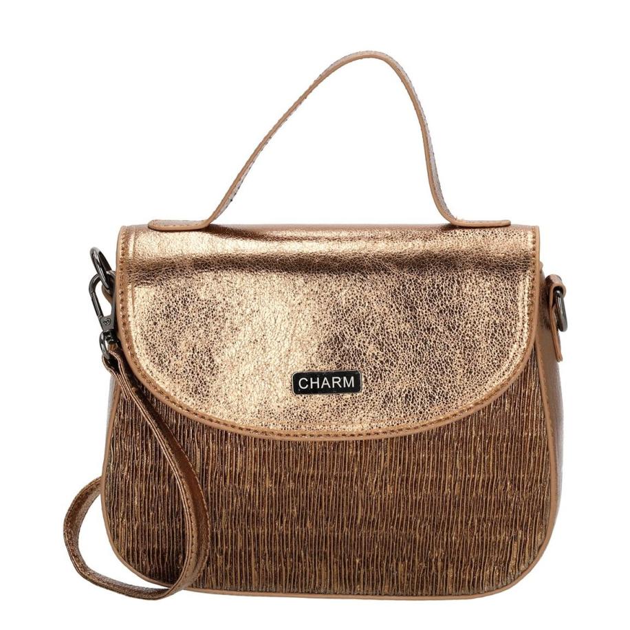 Charm London Kingsway Shoulderbag 22874 bronze Brons