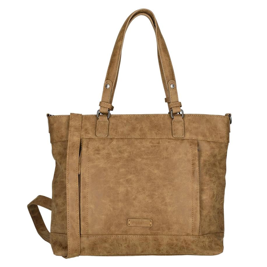 Enrico Benetti Ruby Shopper 15 camel Bruin
