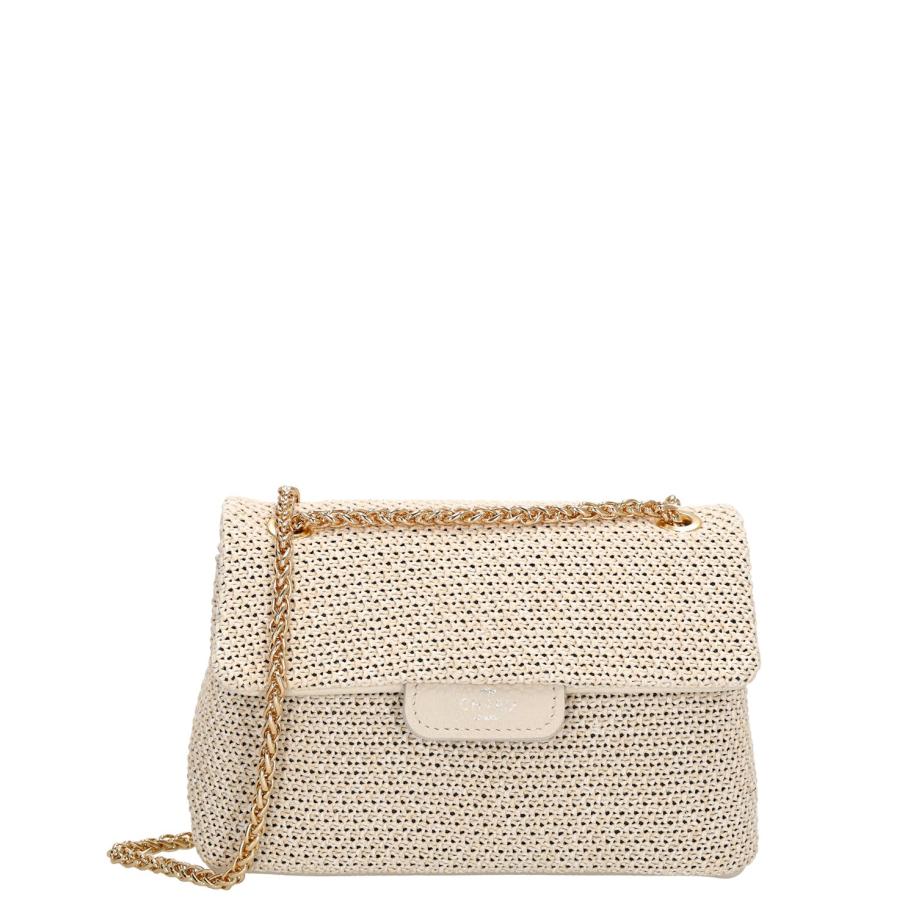 Charm London Elisa Shoulderbag creme Bruin