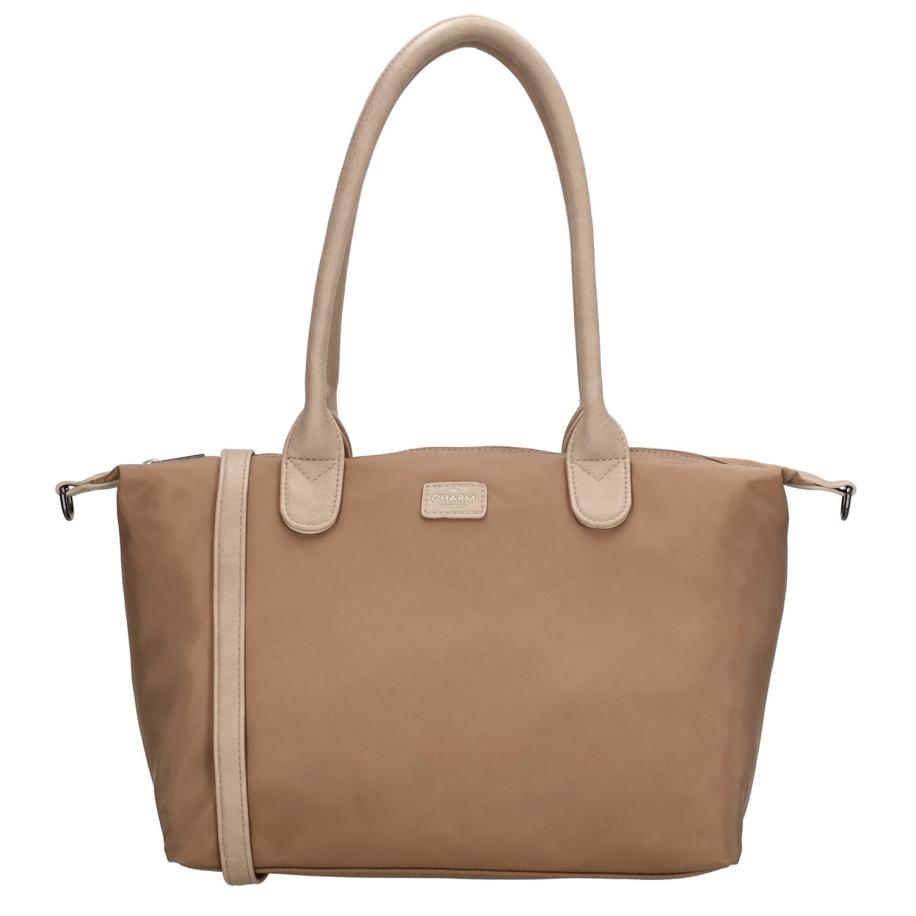 Charm London Buckingham Mono Shopper lichttaupe Bruin