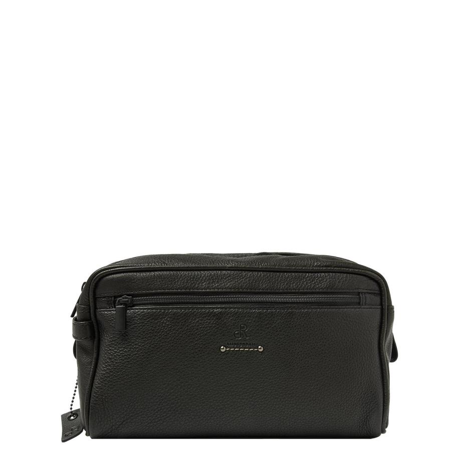 dR Amsterdam Solace Toiletbag black Zwart