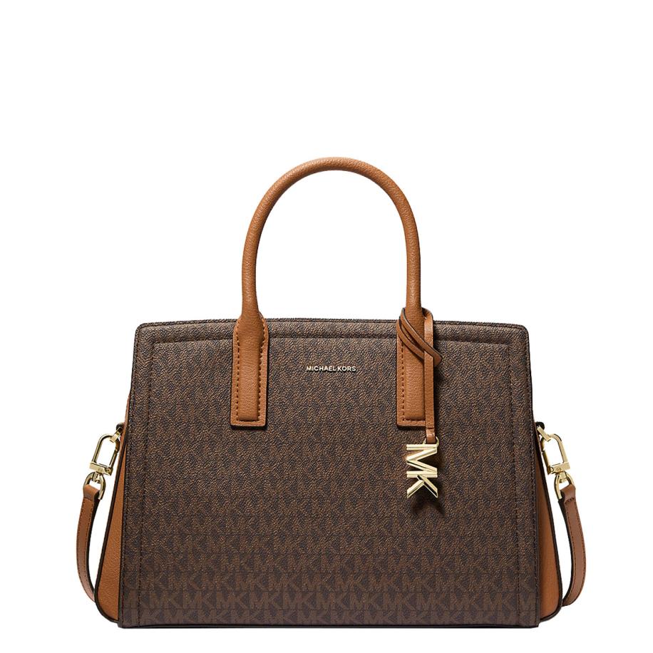 Michael Kors Laila MD Satchel brn/acorn Bruin