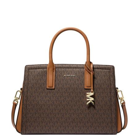 Michael Kors Laila MD Satchel brn/acorn