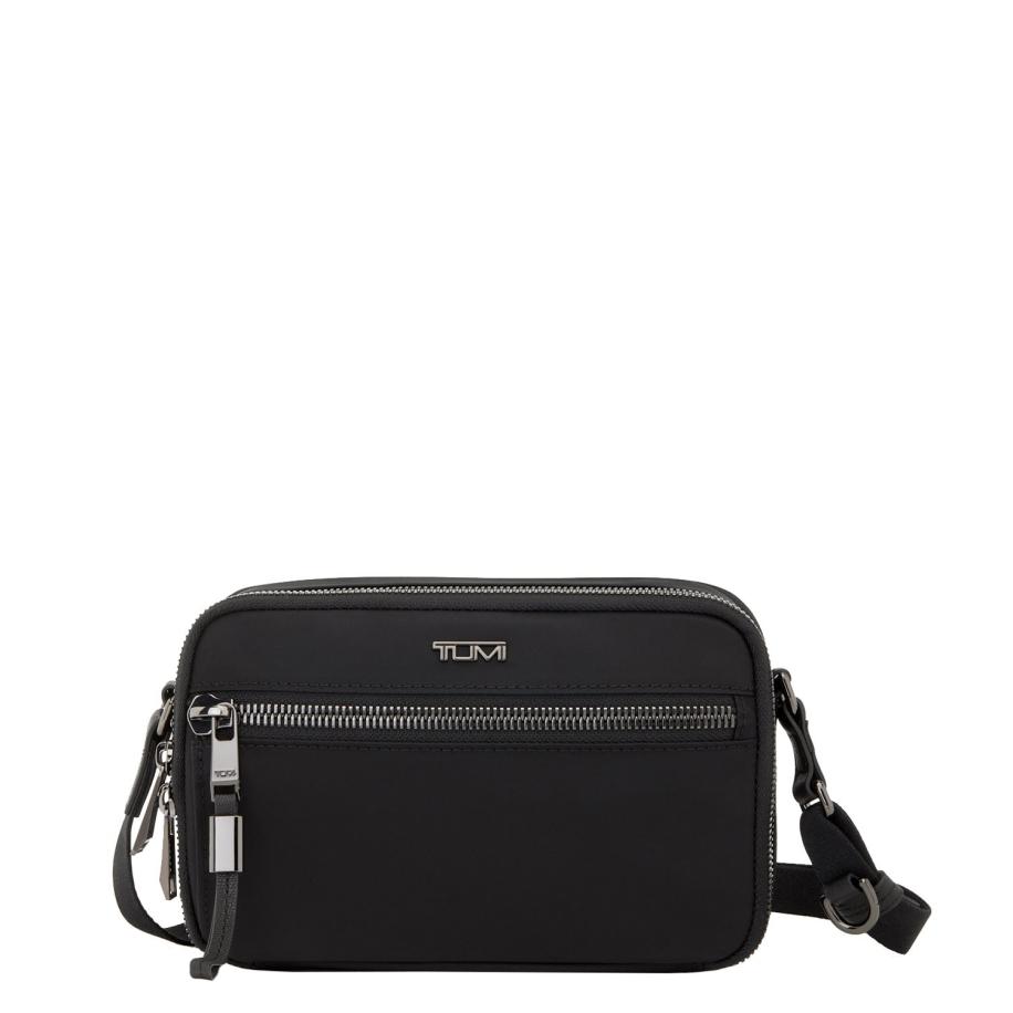 TUMI Voyageur Logan Crossbody black/gunmetal Zwart