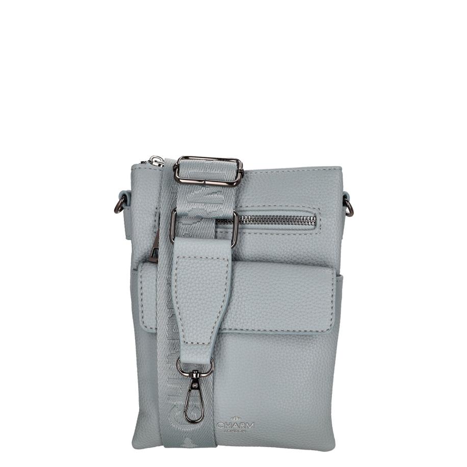 Charm London Pentonville Shoulderbag lightblue Blauw