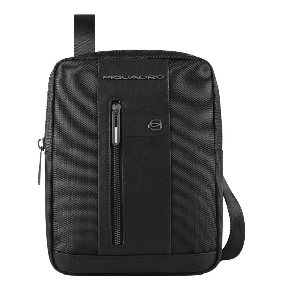 Piquadro Brief 2 iPad Crossbody Bag Shoulderbag black Zwart