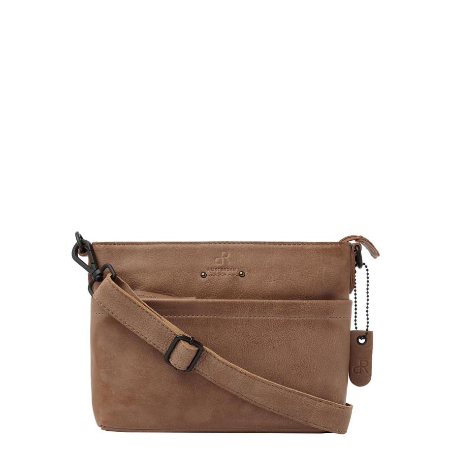 dR Amsterdam Tampa Shoulderbag 933655 burro Bruin