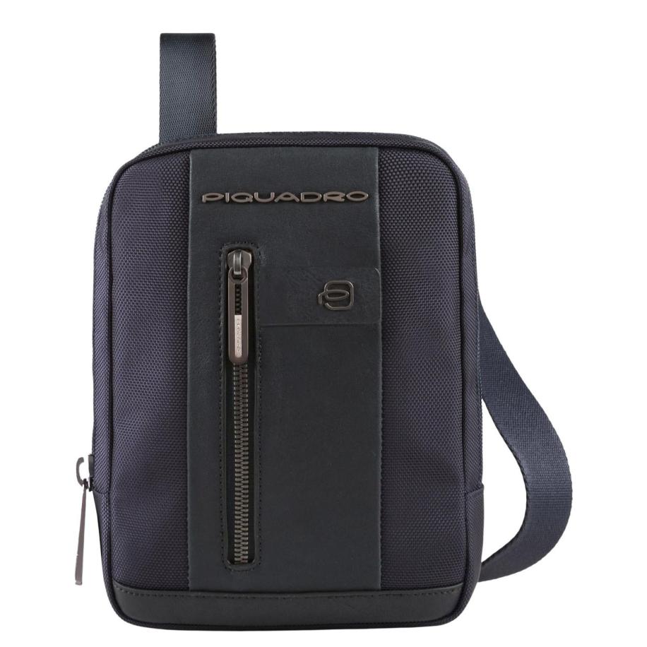 Piquadro Brief 2 iPad Mini Crossbody Bag dark blue Blauw