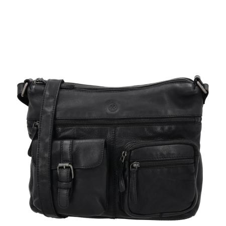 Hide & Stitches Paint Rock Shoulderbag black