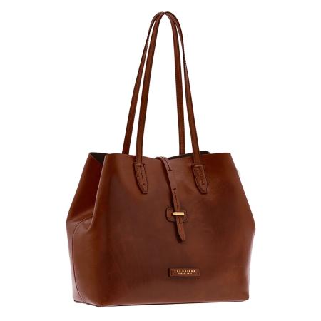 The Bridge Dalston Shopper brown/gold Damestas