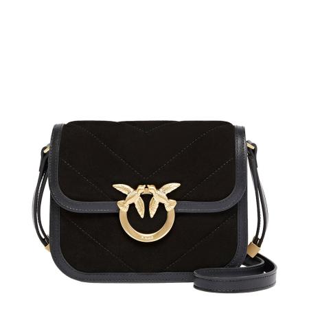 Pinko Love Box Bag Fl Mini nero limousine