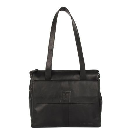 Spikes & Sparrow Durante Laptop Shoulderbag 12 black