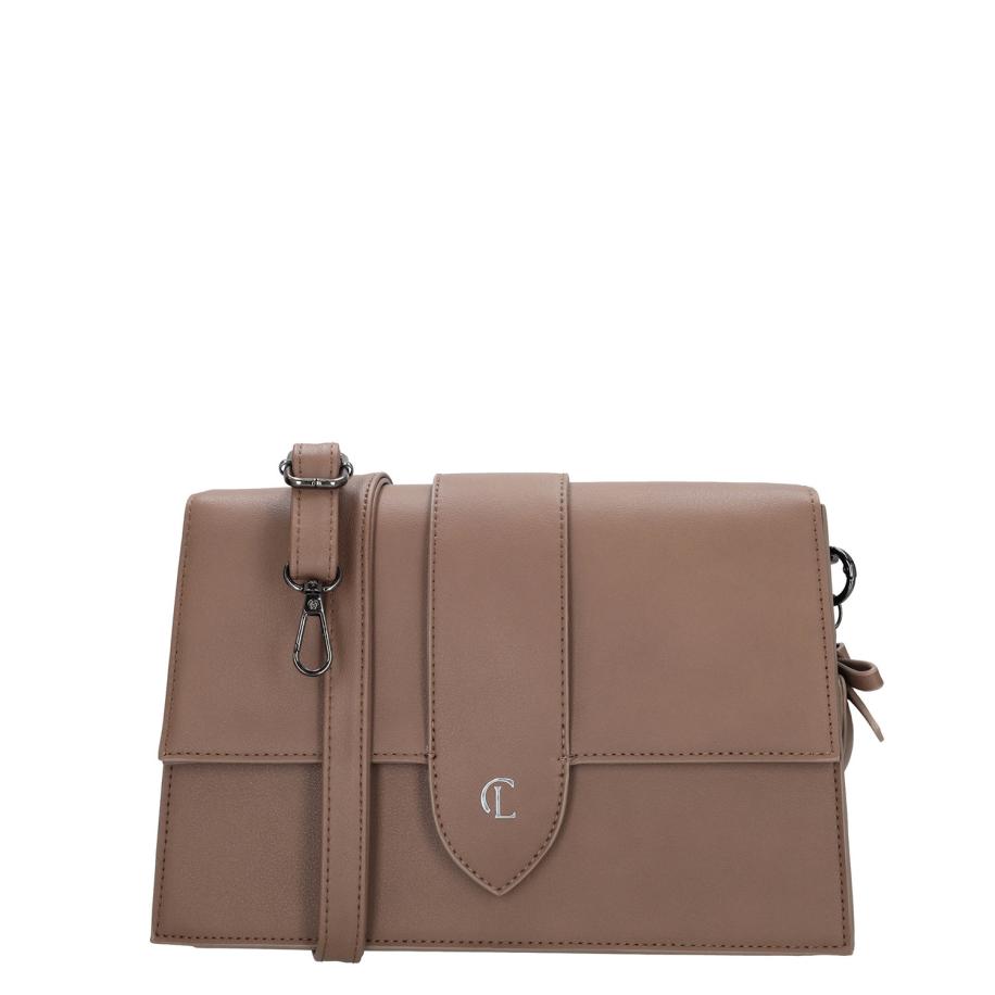 Charm London Castle Hill Crossbody taupe Bruin