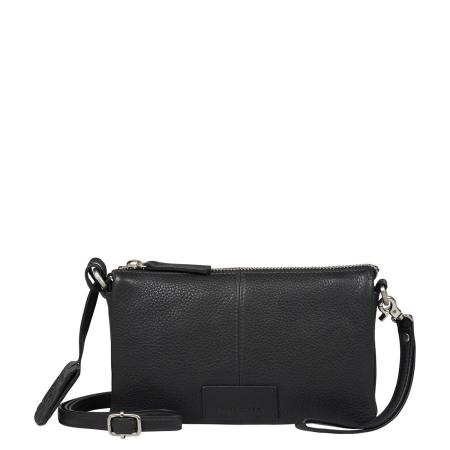 Burkely Soft Skylar Triple Pocket Zip black Damestas