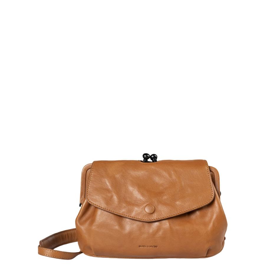 Aunts & Uncles Grandma&apos;s Luxury Club Mrs. Madeline Crossbody caramel Damestas Bruin