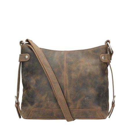 Bear Design Dark Nature Schoudertas brown