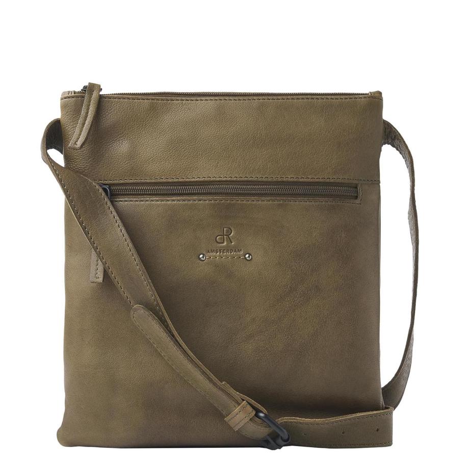 dR Amsterdam Tampa Schoudertas II olive Damestas Groen
