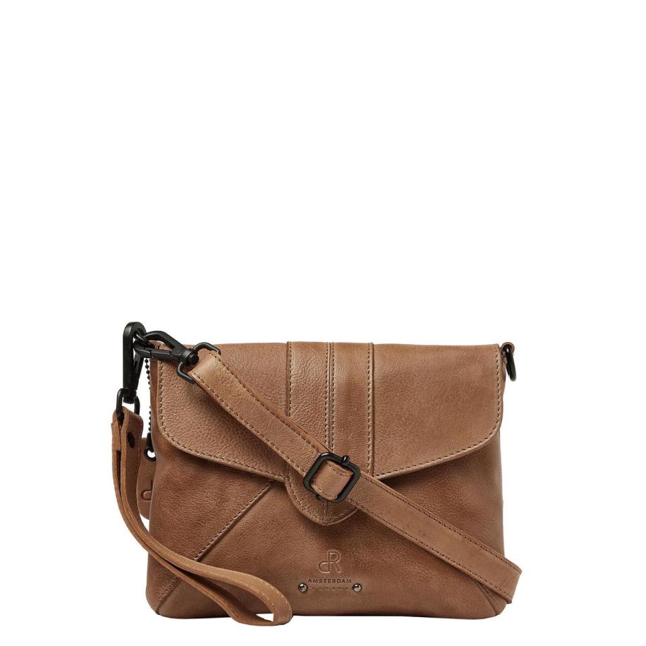 dR Amsterdam Endeavor Shoulderbag / Clutch burro Bruin