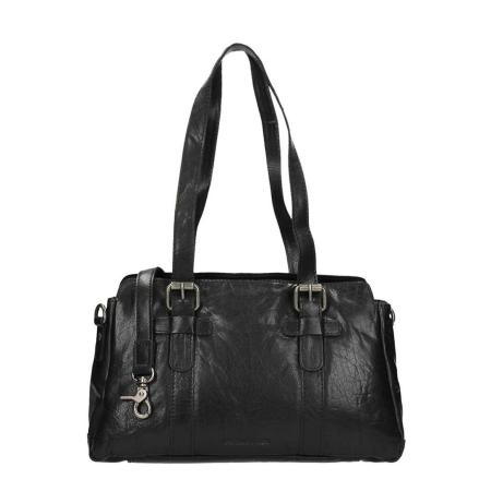 Spikes & Sparrow Bronco Dames Schoudertas black