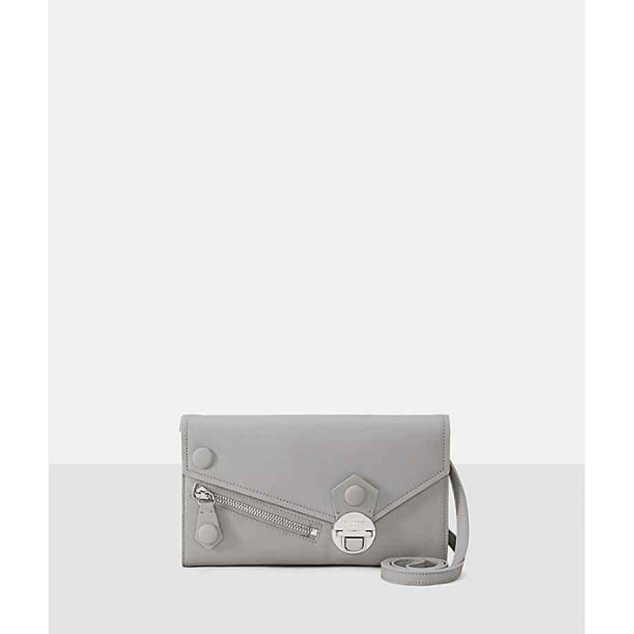 Liebeskind Asymmetric Pocket Crossbody M shoulder bag -Hyena Grey Multicolor