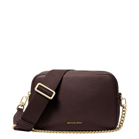 Michael Kors Bryant MD Dblzp Chn Camera Crossbody chocolate