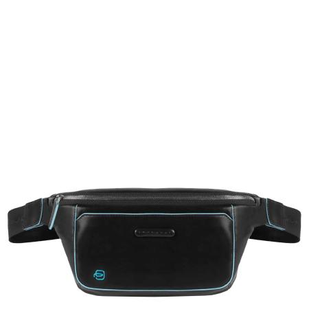 Piquadro Blue Square Bum Bag iPad Mini black