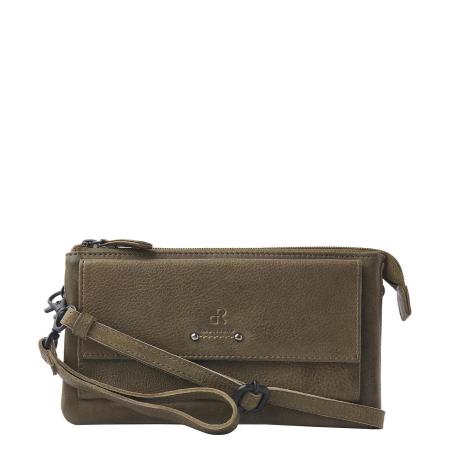 dR Amsterdam Tampa Schoudertas / Clutch olive