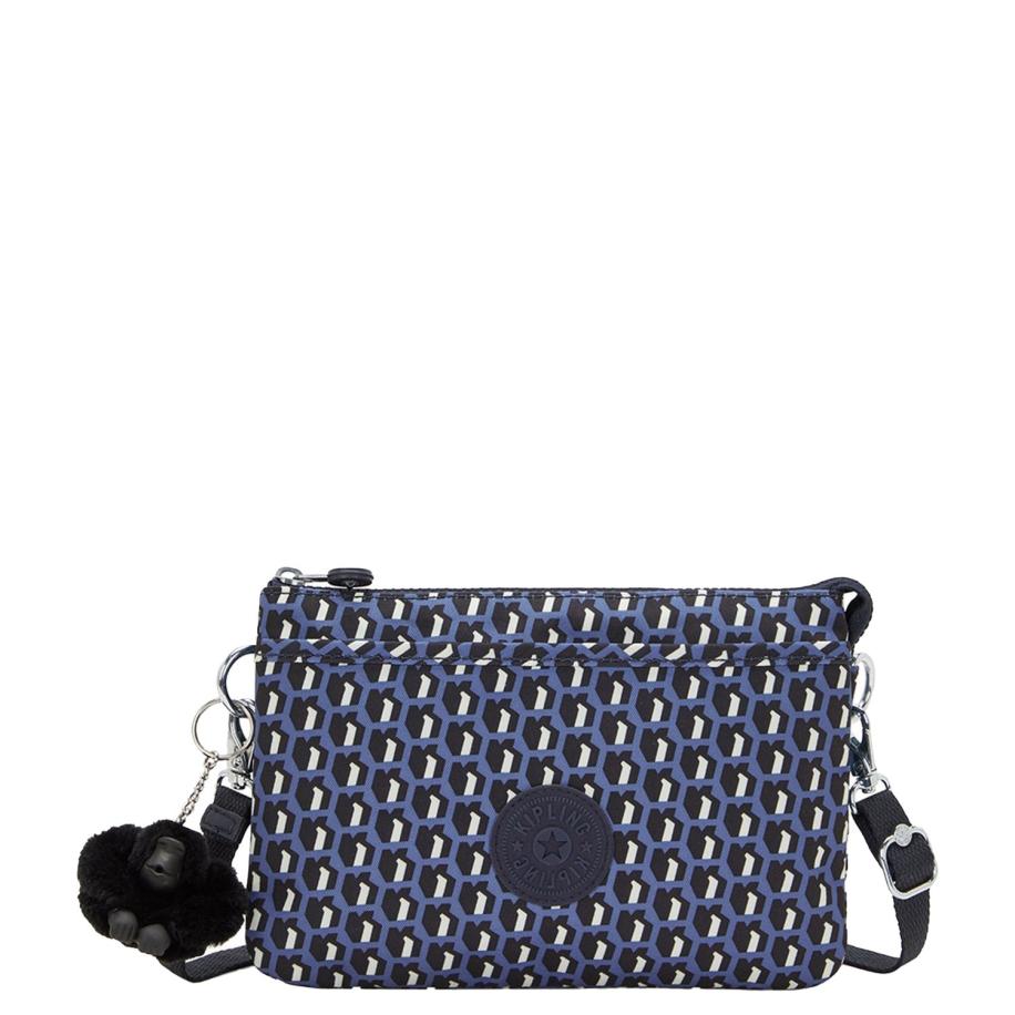 Kipling Riri Crossbody Shoulderbag 3d k blue Blauw