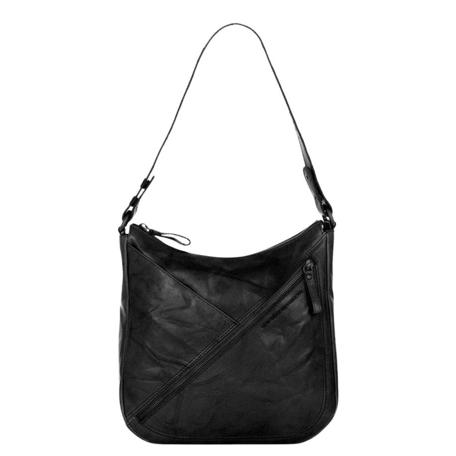 Spikes & Sparrow Lillia Shoulderbag black Zwart