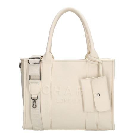 Charm London Bond Shopper broken white