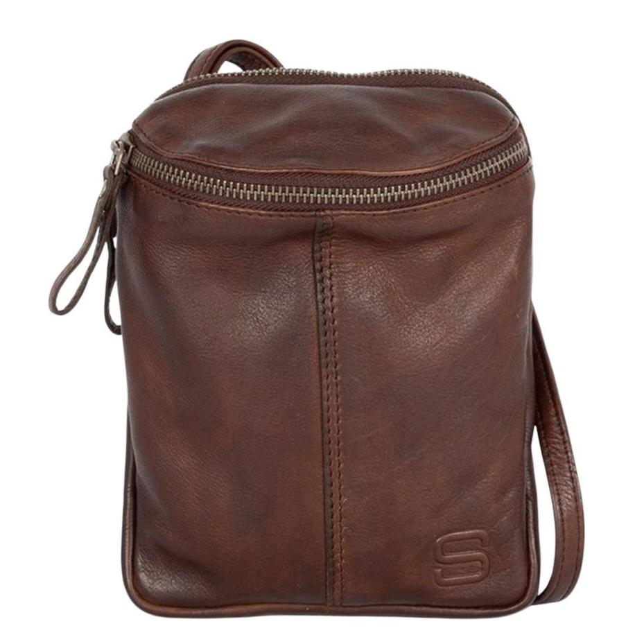 Spikes & Sparrow Naomi Phonebag brown Bruin