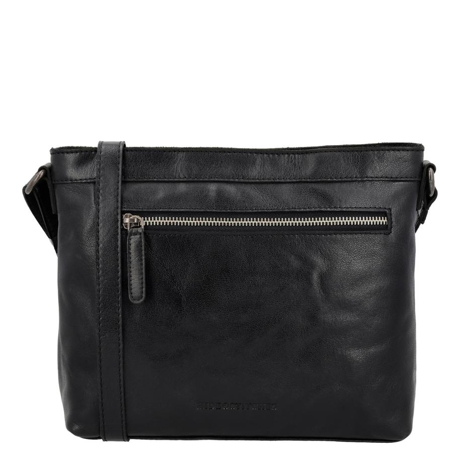 Hide & Stitches Westland Shoulderbag black Zwart