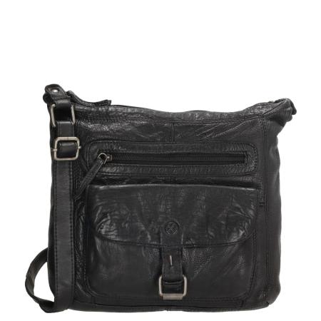 Hide & Stitches Paint Rock Shoulderbag black